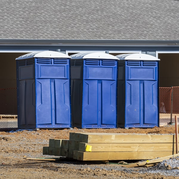 is there a specific order in which to place multiple porta potties in Mapleview Minnesota